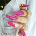 CLARESA LAKIER HYBRYDOWY MAKE A WISH 5 -5G FUKSJOWY Z DROBINKAMI