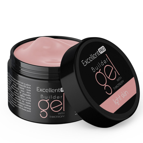 EXCELLENT PRO ŻEL BUDUJĄCY BUILDER GEL WITH THIXOTROPY LIGHT SKIN - 50G